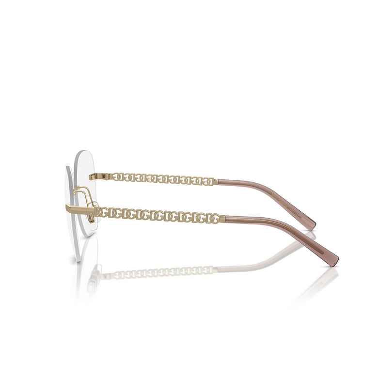 Dolce & Gabbana DG1352 Eyeglasses 1365 light gold - 3/4