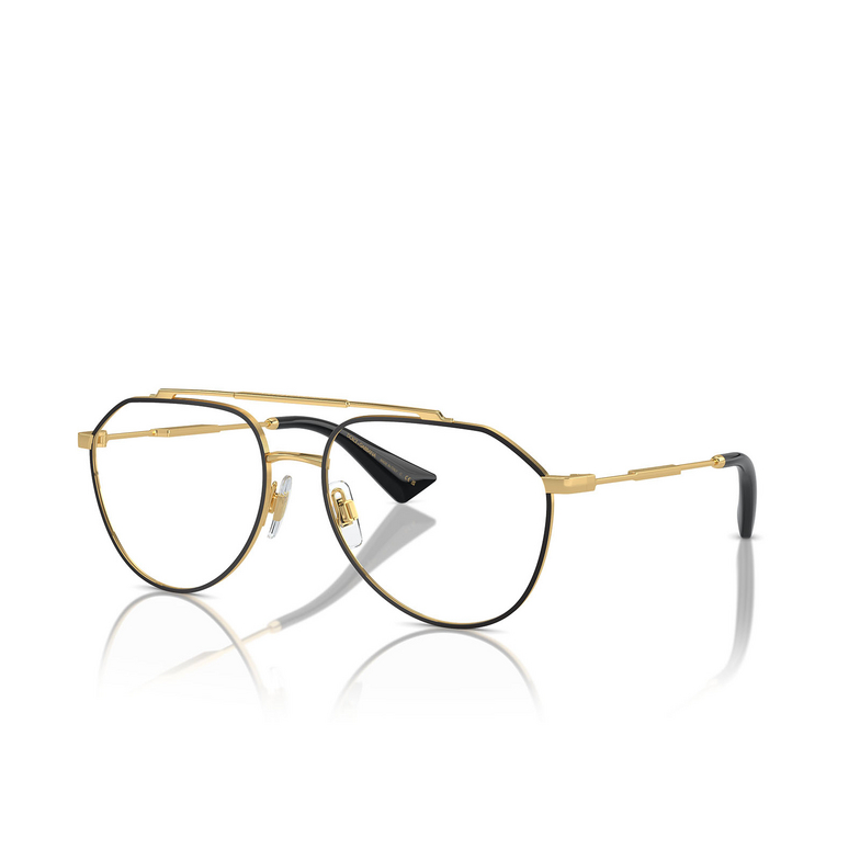 Dolce & Gabbana DG1353 Eyeglasses 1311 gold / matte black - 2/4