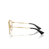 Dolce & Gabbana DG1353 Korrektionsbrillen 1311 gold / matte black - Produkt-Miniaturansicht 3/4