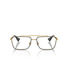 Occhiali da vista Dolce & Gabbana DG1354 1311 gold / matte black - anteprima prodotto 1/4