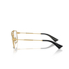 Occhiali da vista Dolce & Gabbana DG1354 1311 gold / matte black - anteprima prodotto 3/4