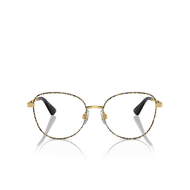 Lunettes de vue Dolce & Gabbana DG1355 1364 gold / leo - Vue de face