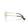 Occhiali da vista Dolce & Gabbana DG1355 1365 light gold - anteprima prodotto 3/4