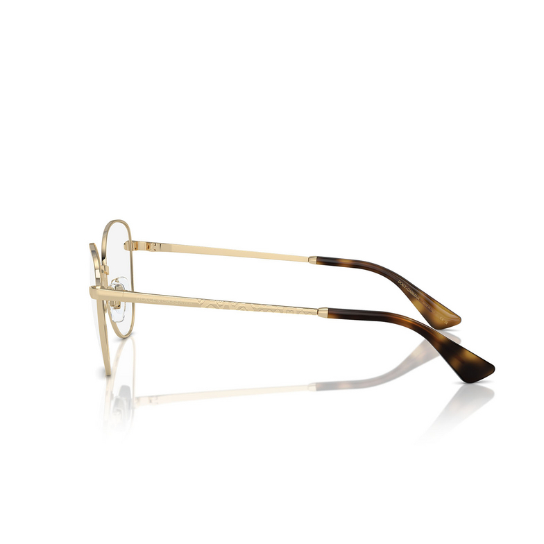 Dolce & Gabbana DG1355 Eyeglasses 1365 light gold - 3/4
