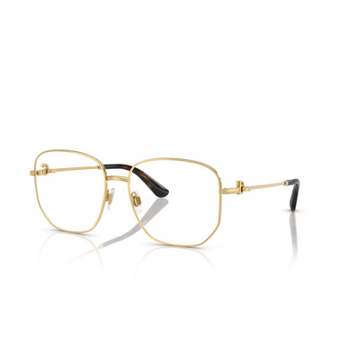 Gafas graduadas Dolce & Gabbana DG1356 02 gold - Vista tres cuartos