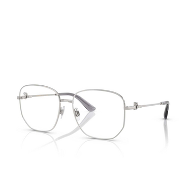 Gafas graduadas Dolce & Gabbana DG1356 05 silver - Vista tres cuartos