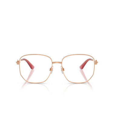 Lunettes de vue Dolce & Gabbana DG1356 1298 rose gold - Vue de face