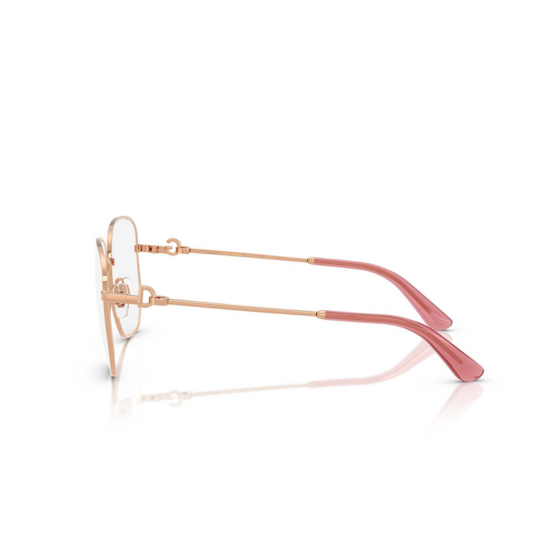 Lunettes de vue Dolce & Gabbana DG1356 1298 rose gold - 3/4