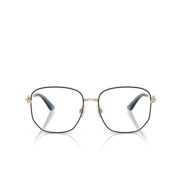 Lunettes de vue Dolce & Gabbana DG1356 488 pale gold / blue - Vue de face