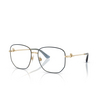 Gafas graduadas Dolce & Gabbana DG1356 488 pale gold / blue - Miniatura del producto 2/4