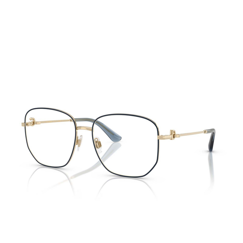 Gafas graduadas Dolce & Gabbana DG1356 488 pale gold / blue - 2/4