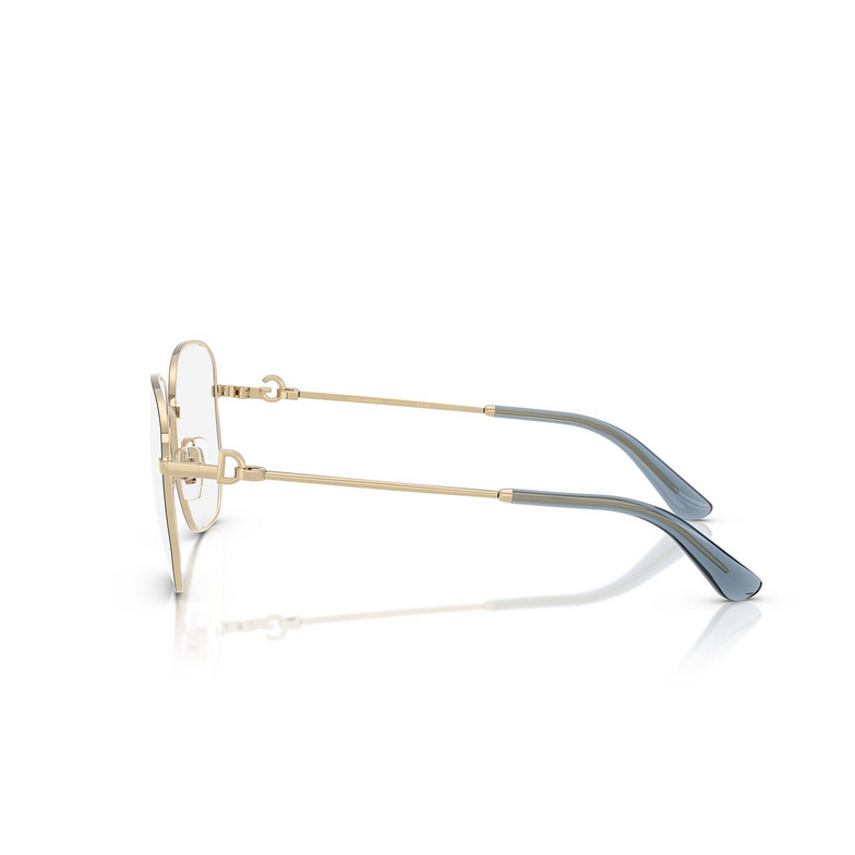 Lunettes de vue Dolce & Gabbana DG1356 488 pale gold / blue - 3/4