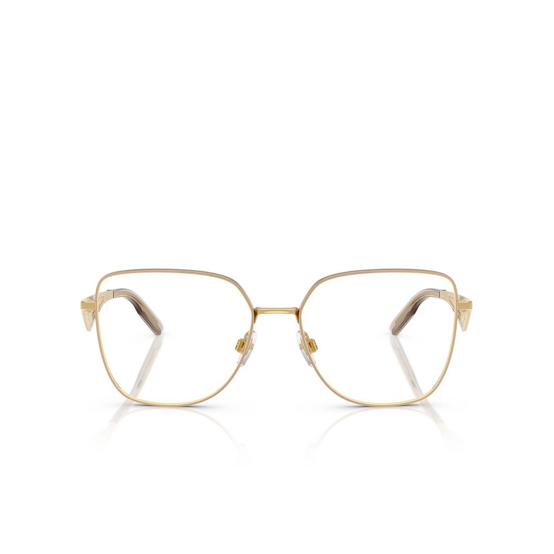 Dolce & Gabbana DG1358 Eyeglasses 1366 gold / matt beige - 1/4