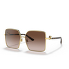 Gafas de sol Dolce & Gabbana DG2279 02/13 gold - Miniatura del producto 2/3