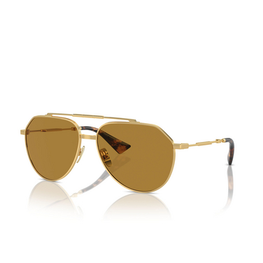 Dolce & Gabbana DG2302 Sunglasses 02/53 gold - three-quarters view