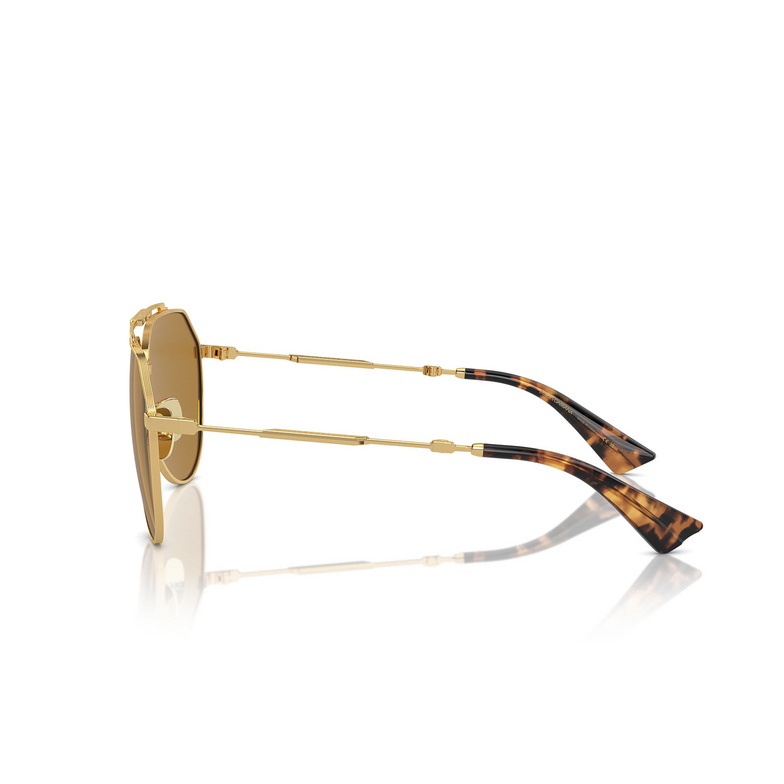 Lunettes de soleil Dolce & Gabbana DG2302 02/53 gold - 3/4