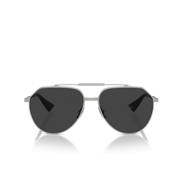 Lunettes de soleil Dolce & Gabbana DG2302 136648 matte silver - Vue de face