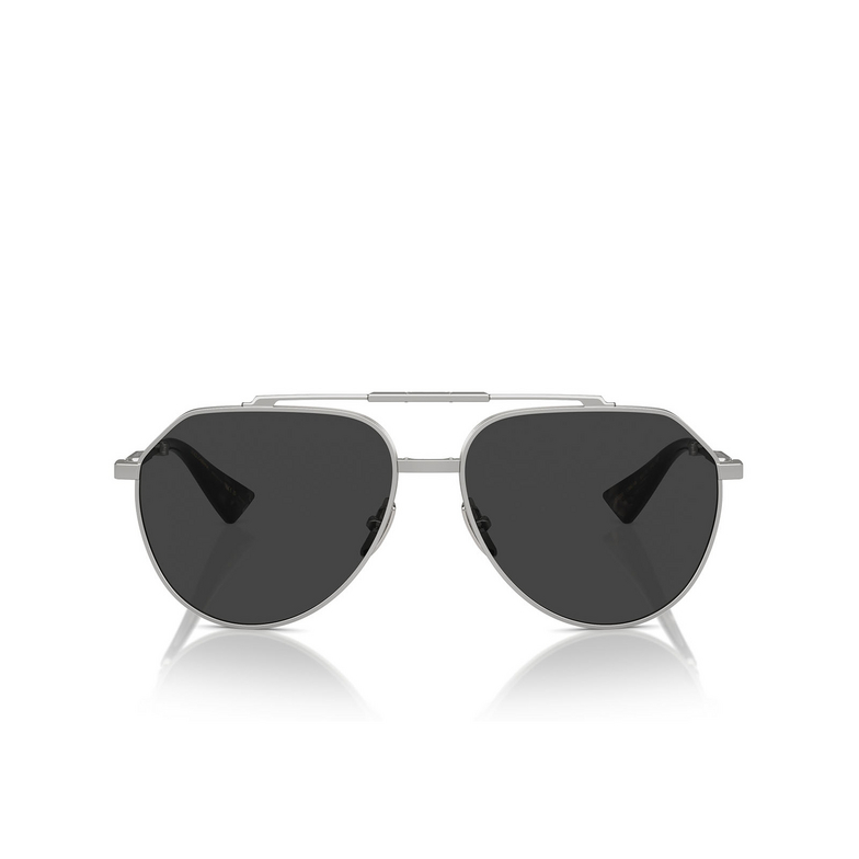 Lunettes de soleil Dolce & Gabbana DG2302 136648 matte silver - 1/4