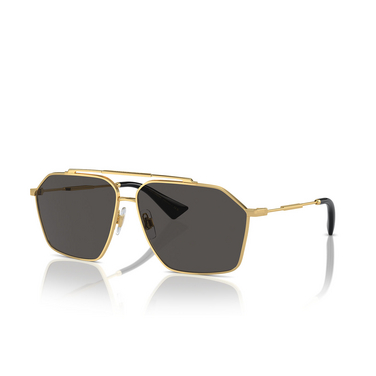 Gafas de sol Dolce & Gabbana DG2303 02/87 gold - Vista tres cuartos