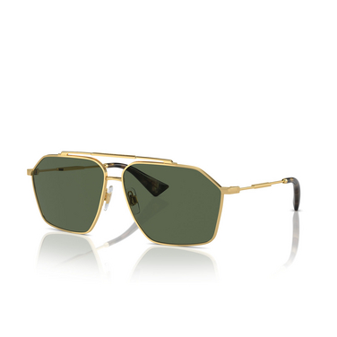 Dolce & Gabbana DG2303 Sunglasses 02/9A gold - three-quarters view