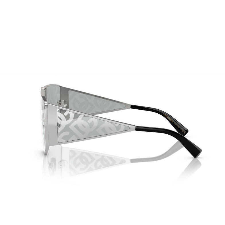 Lunettes de soleil Dolce & Gabbana DG2305 05/AL silver - 3/4