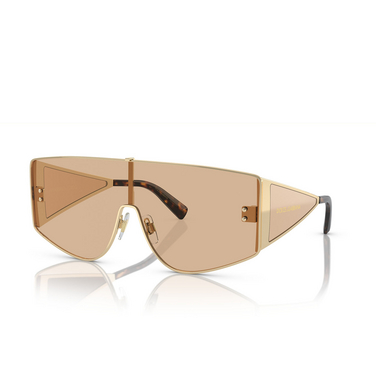 Dolce & Gabbana DG2305 Sunglasses 13655A light gold - three-quarters view
