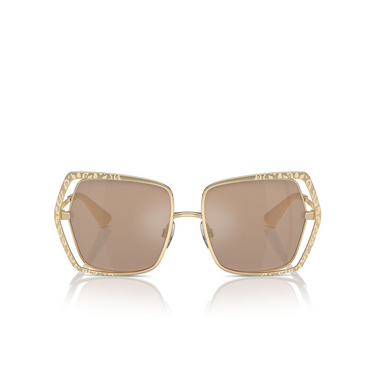 Lunettes de soleil Dolce & Gabbana DG2306 488/5A pale gold - Vue de face