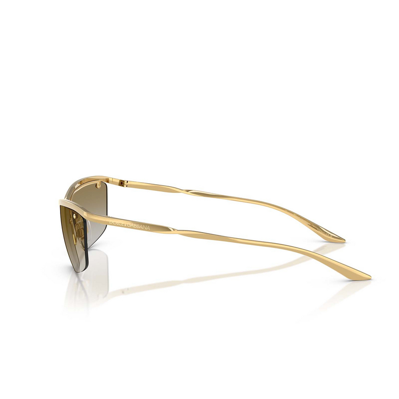 Dolce & Gabbana DG2307 Sunglasses 02/6E gold - 3/4