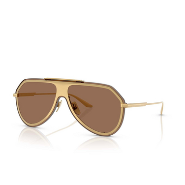 Occhiali da sole Dolce & Gabbana DG2309 02/73 gold - tre quarti