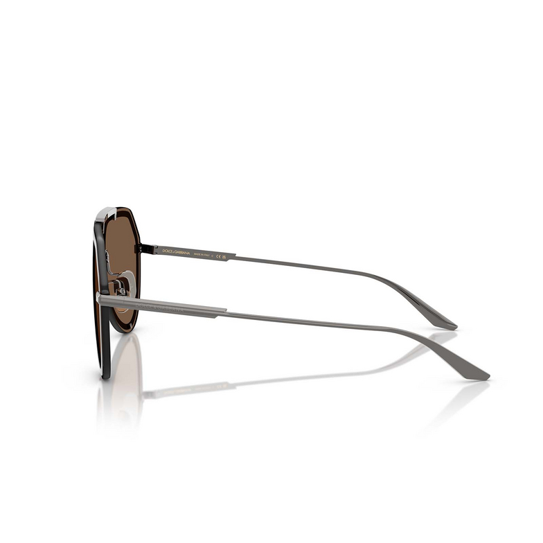 Gafas de sol Dolce & Gabbana DG2309 135273 brushed bronze - 3/4