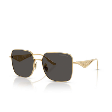 Gafas de sol Dolce & Gabbana DG2310 02/87 gold - Vista tres cuartos