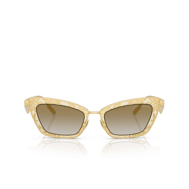 Lunettes de soleil Dolce & Gabbana DG2311 12246E matte gold - Vue de face