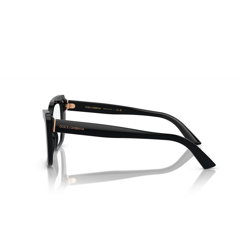 Dolce & Gabbana DG3308 Eyeglasses 501 black - 3/4