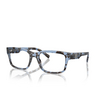Occhiali da vista Dolce & Gabbana DG3352 3392 havana blue - anteprima prodotto 2/4