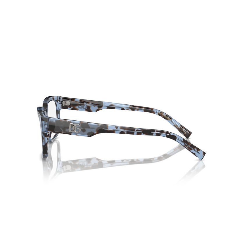Dolce & Gabbana DG3352 Eyeglasses 3392 havana blue - 3/4