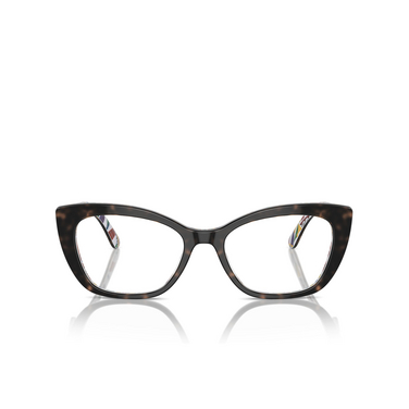Dolce & Gabbana DG3360 Eyeglasses 3217 havana on white barrow - front view