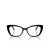Dolce & Gabbana DG3360 Eyeglasses 3299 black on leo brown - product thumbnail 1/4