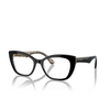 Dolce & Gabbana DG3360 Eyeglasses 3299 black on leo brown - product thumbnail 2/4
