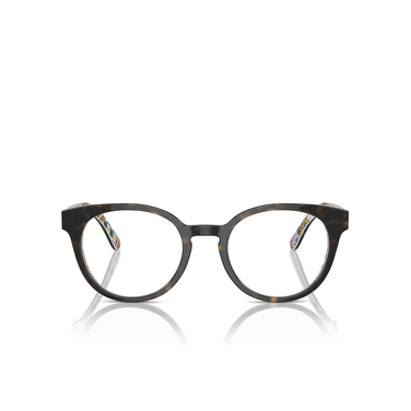 Dolce & Gabbana DG3361 Eyeglasses 3217 havana on white barrow - front view