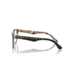 Dolce & Gabbana DG3361 Eyeglasses 3217 havana on white barrow - product thumbnail 3/4