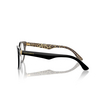 Occhiali da vista Dolce & Gabbana DG3361 3299 black on leo brown - anteprima prodotto 3/4