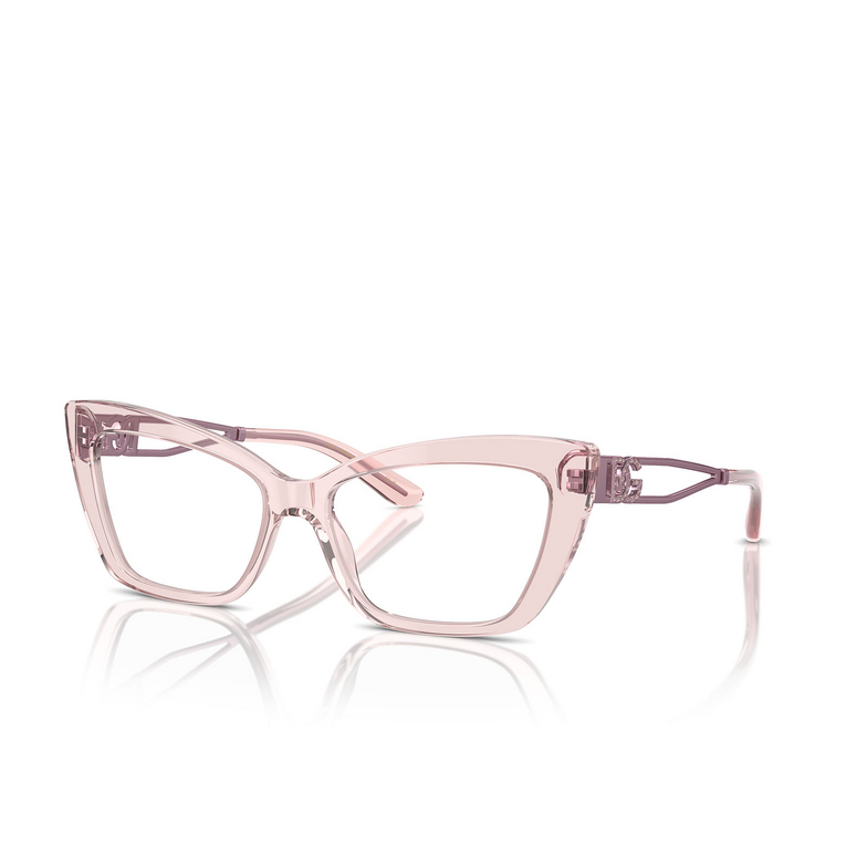 Lunettes de vue Dolce & Gabbana DG3375B 3148 transparent rose - 2/4
