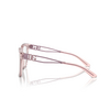 Occhiali da vista Dolce & Gabbana DG3376B 3148 transparent pink - anteprima prodotto 3/4
