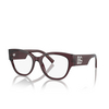 Dolce & Gabbana DG3377 Eyeglasses 3045 transparent violet - product thumbnail 2/4