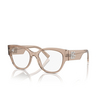 Dolce & Gabbana DG3377 Eyeglasses 3432 transparent camel - product thumbnail 2/4