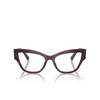 Dolce & Gabbana DG3378 Eyeglasses 3045 transparent violet - product thumbnail 1/4