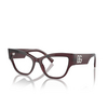 Dolce & Gabbana DG3378 Eyeglasses 3045 transparent violet - product thumbnail 2/4