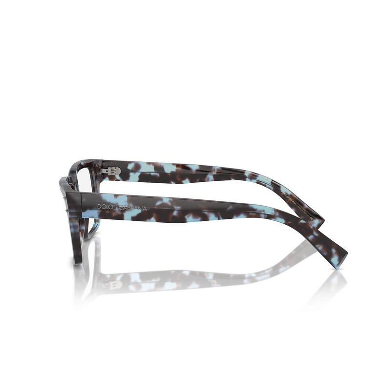 Dolce & Gabbana DG3383 Eyeglasses 3392 havana blue - 3/4