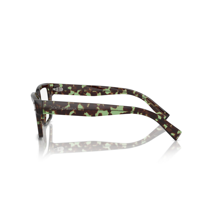 Dolce & Gabbana DG3383 Eyeglasses 3432 havana green - 3/4