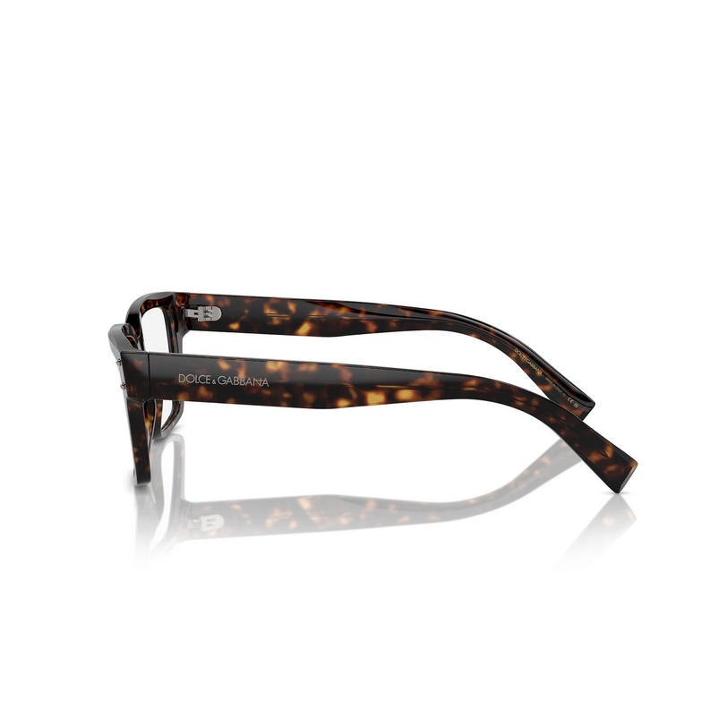Dolce & Gabbana DG3383 Eyeglasses 502 havana - 3/4